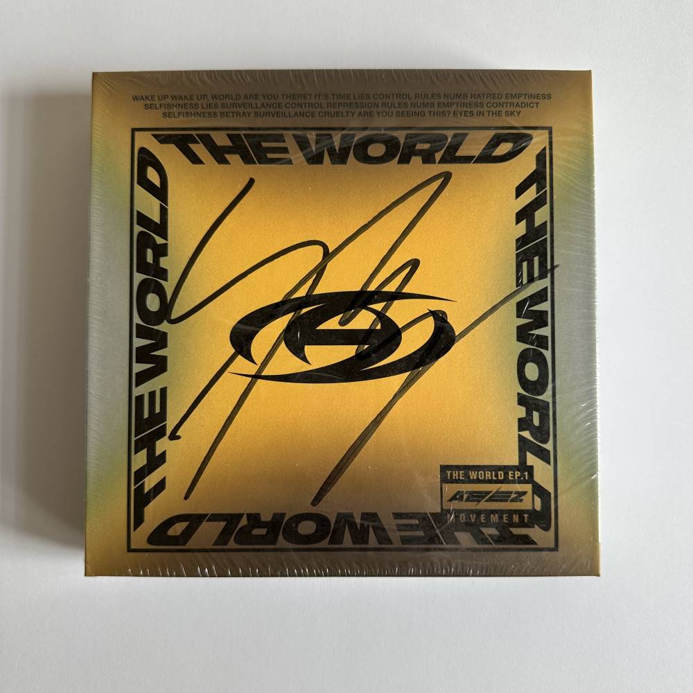 ATEEZ 全員直筆サイン THE WORLD EP.1 KCON当選 ATEEZ MINGI SIGNED 'THE WORLD EP.1: MOVEMENT' - VERSION DIARY